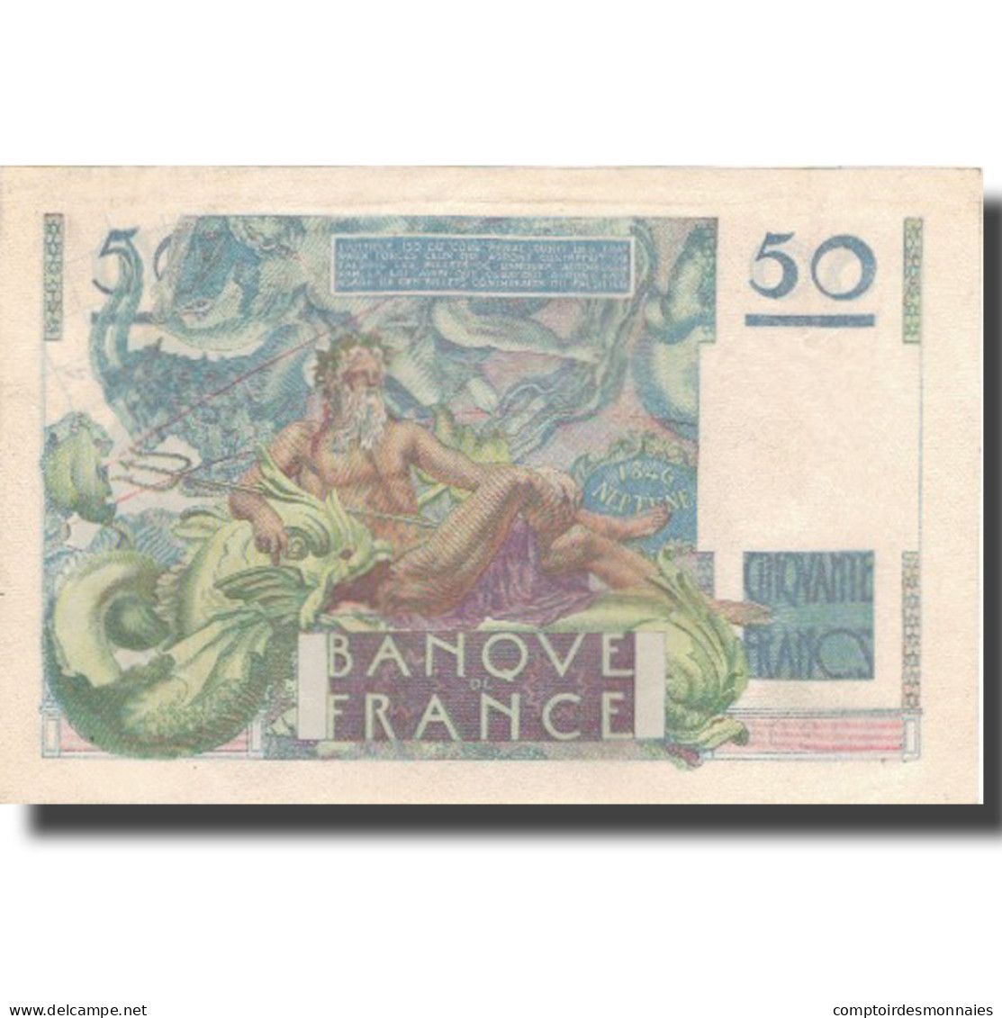 France, 50 Francs, Le Verrier, 1951, 1951-02-01, SUP+, Fayette:20.17, KM:127c - 50 F 1946-1951 ''Le Verrier''