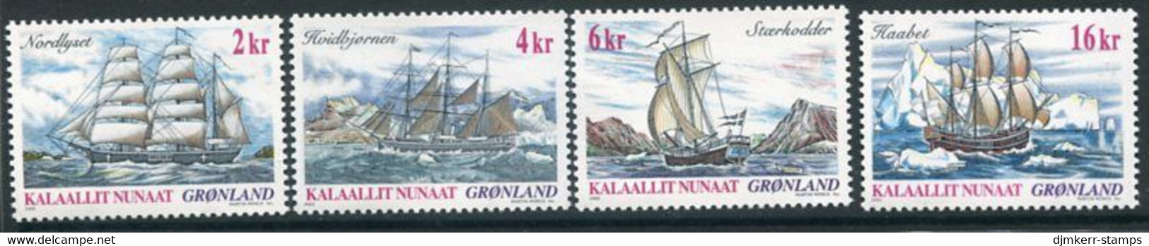 GREENLAND 2002 Shipping I MNH / **.  Michel 381-84 - Nuevos