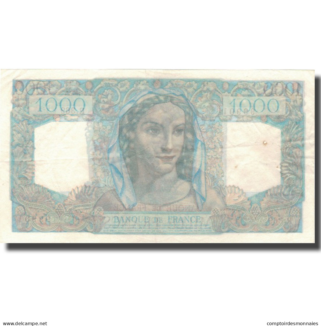 France, 1000 Francs, Minerve Et Hercule, 1947, 1947-01-09, SUP, Fayette:41.18 - 1 000 F 1945-1950 ''Minerve Et Hercule''