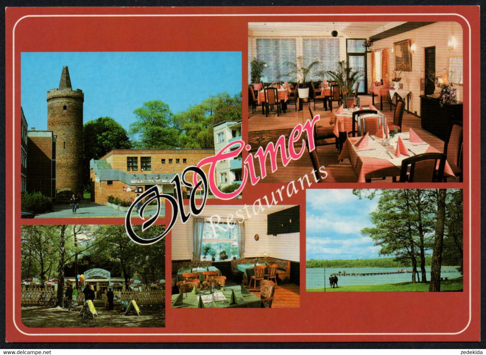 F0988 - TOP Bernau Restaurant Gaststätte OldTimer Am Pulverturm - Bild Und Heimat Reichenbach Qualitätskarte - Bernau