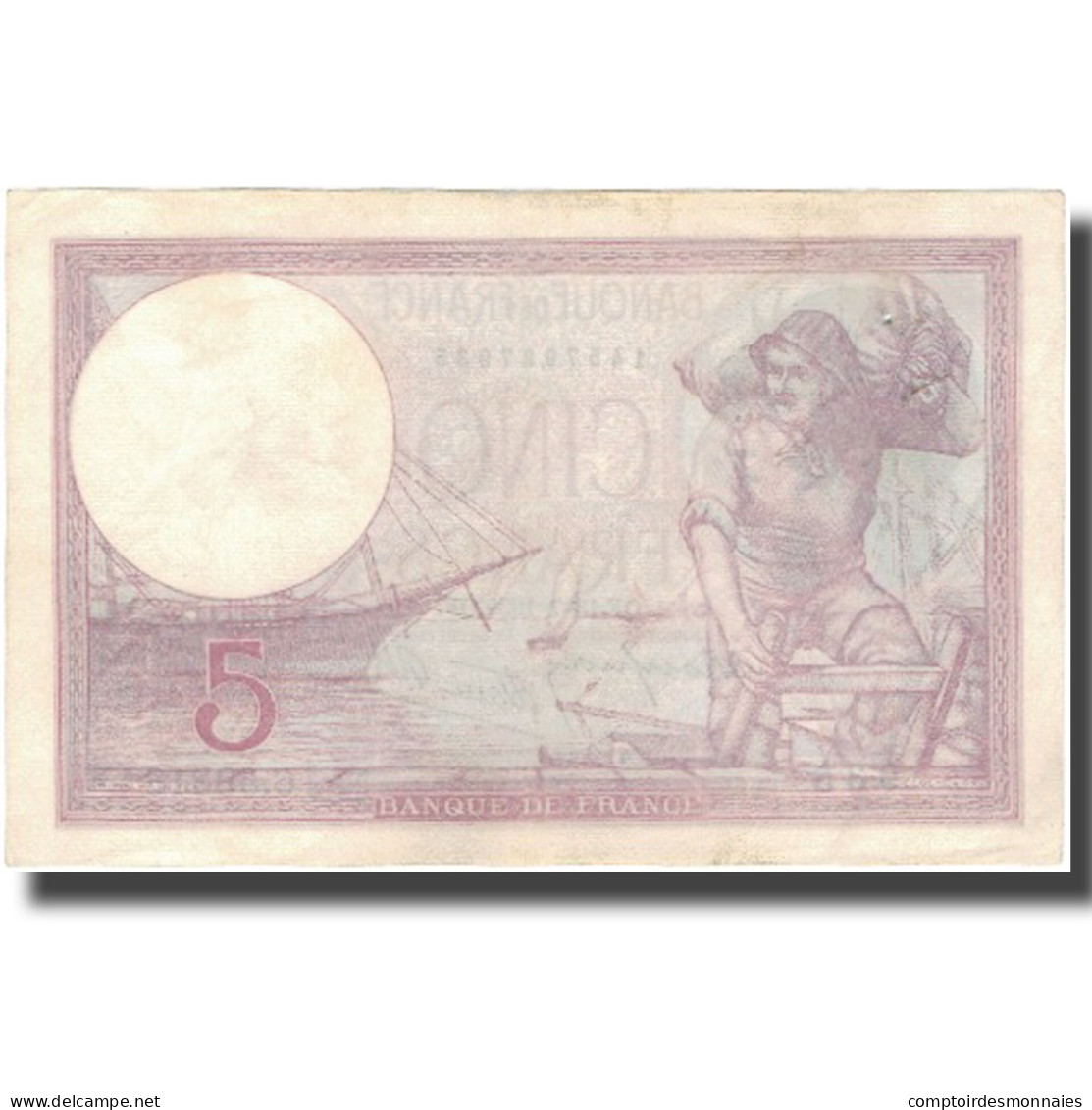 France, 5 Francs, Violet, 1939, 1939-07-13, SUP+, Fayette:4.1, KM:83 - 5 F 1917-1940 ''Violet''