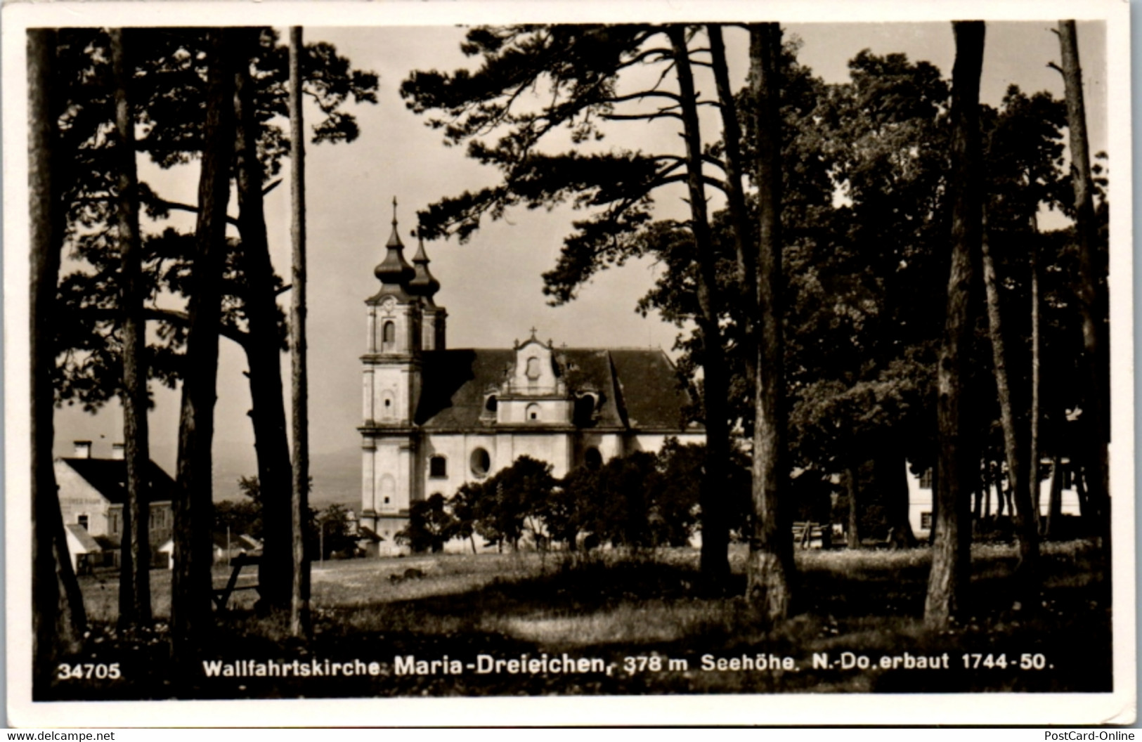 9864 - Niederösterreich - Maria Dreieichen , Wallfahrtskirche - Gelaufen 1942 - Rosenburg