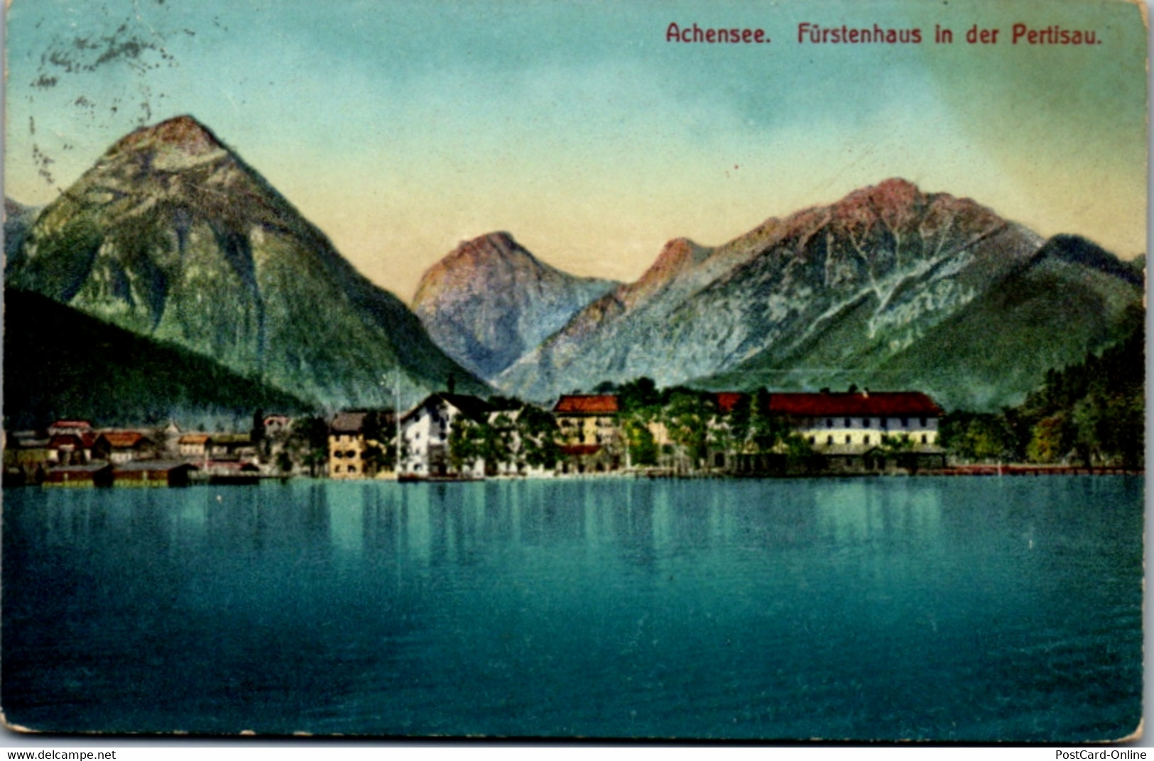 9880 - Tirol - Pertisau , Achensee , Fürstenhaus In Der Pertisau  - Gelaufen 1929 - Pertisau