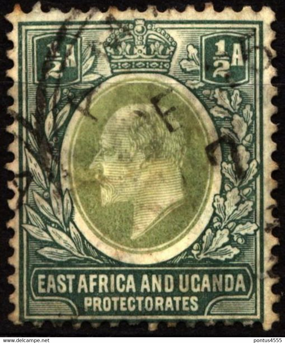 East Africa Uganda Protectorates 1904 Mi 17, King Edward VII - Protectorados De África Oriental Y Uganda