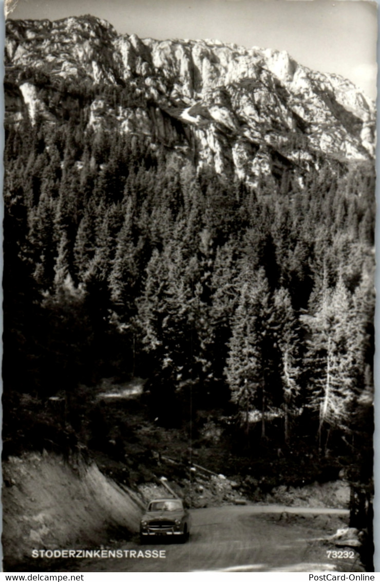 10027 - Steiermark - Gröbming , Stoderzinken Straße , Auto - Gelaufen 1964 - Gröbming