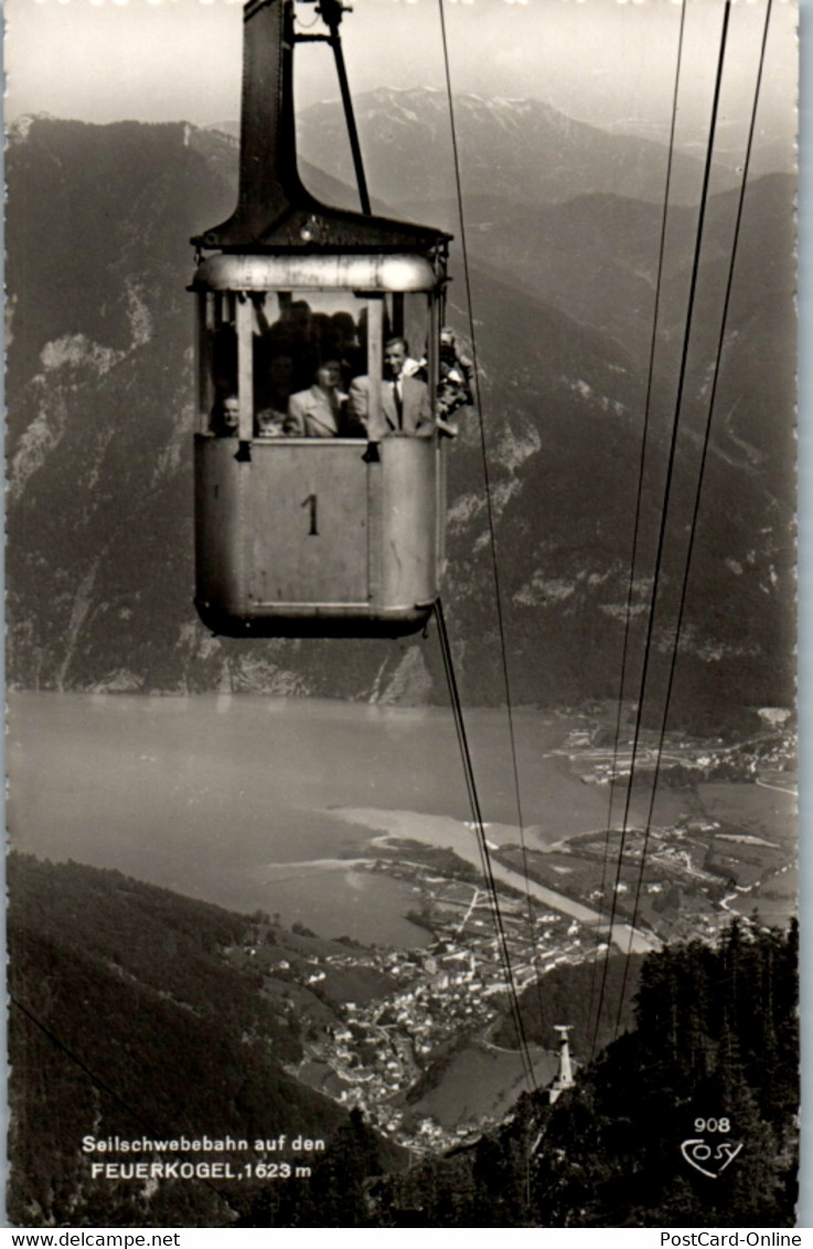 10105 - Oberösterreich - Seilschwebebahn Auf Den Feuerkogel , Seilbahn , Gondel - Gelaufen 1959 - Ebensee