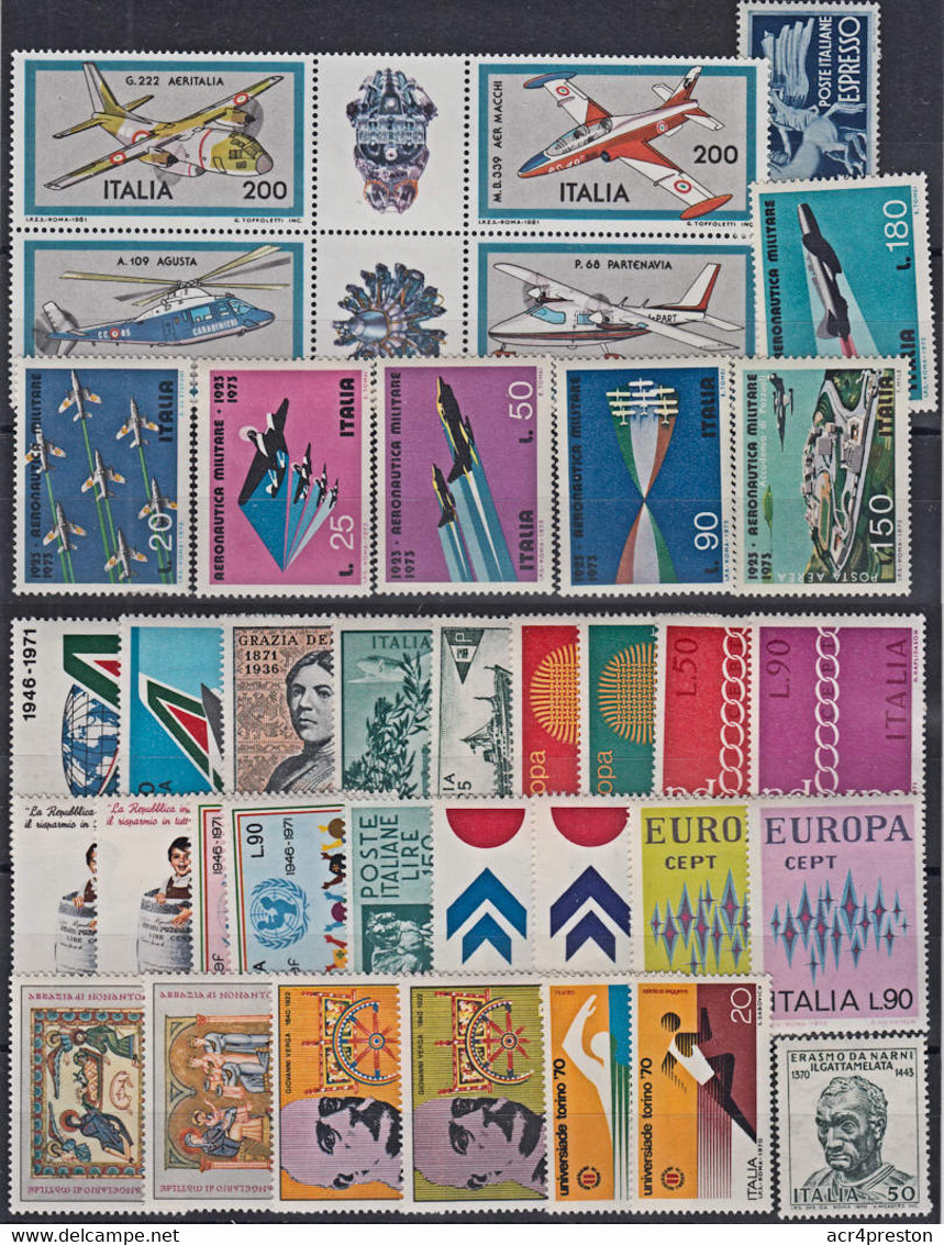 B0718 ITALY,  Small Lot Of MNH Stamps - Lotti E Collezioni