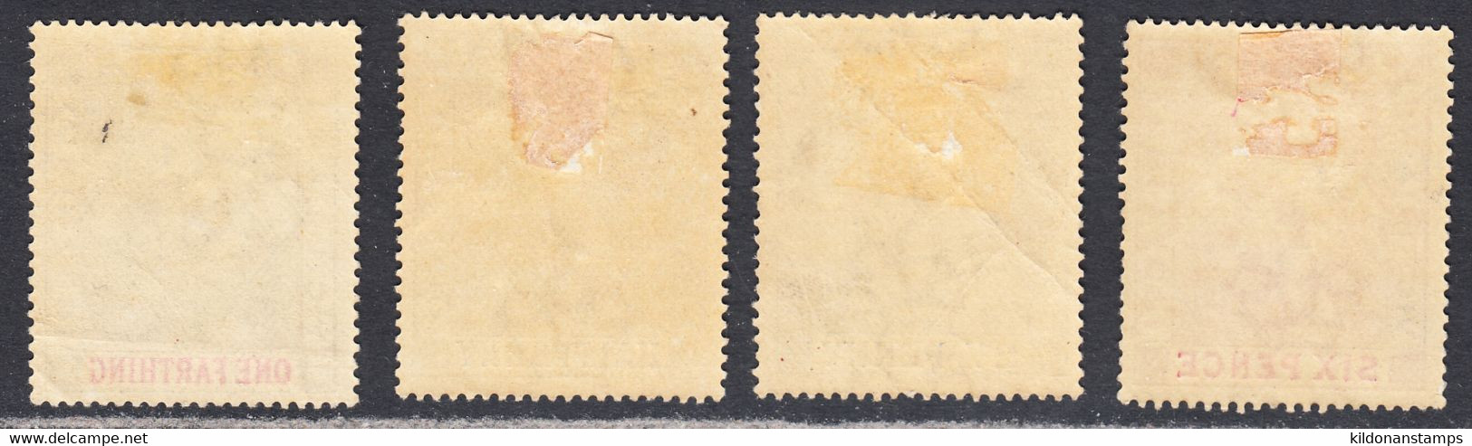 Barbados 1897-98 Mint Mounted, See Notes, Sc# ,SG 116,117,119,121 - Barbados (...-1966)