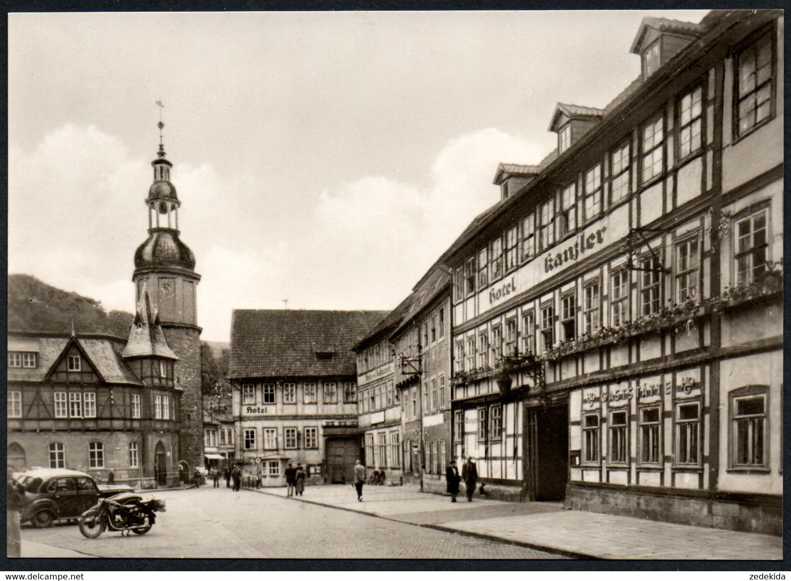 F1008 - TOP Stolberg Markt Fachwerk Hotel Kanzler - Ilse Steinhilb - Mansfeld