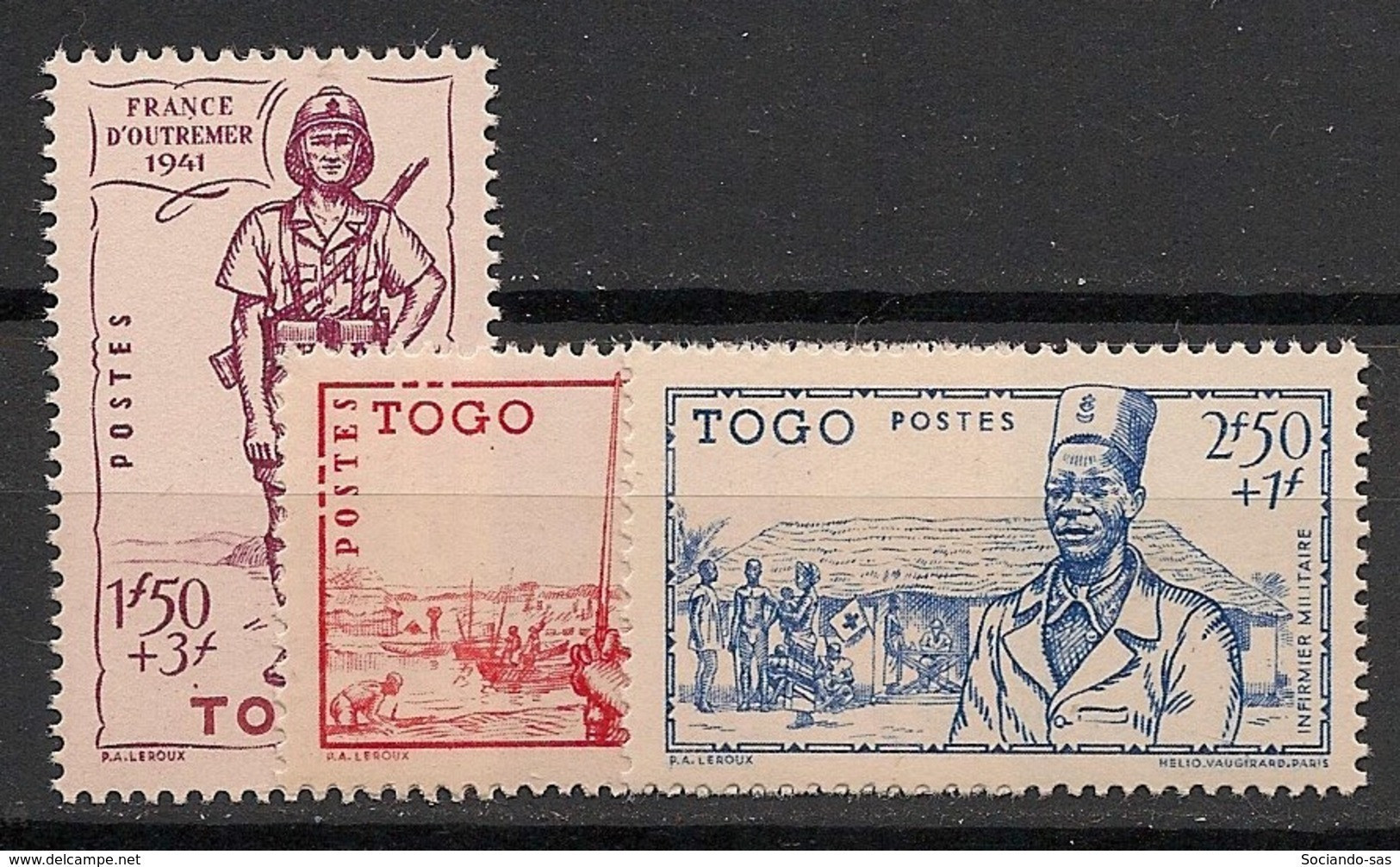 Togo - 1941 - N°Yv. 208 à 210 - Défense De L'empire - Neuf Luxe ** / MNH / Postfrisch - Neufs