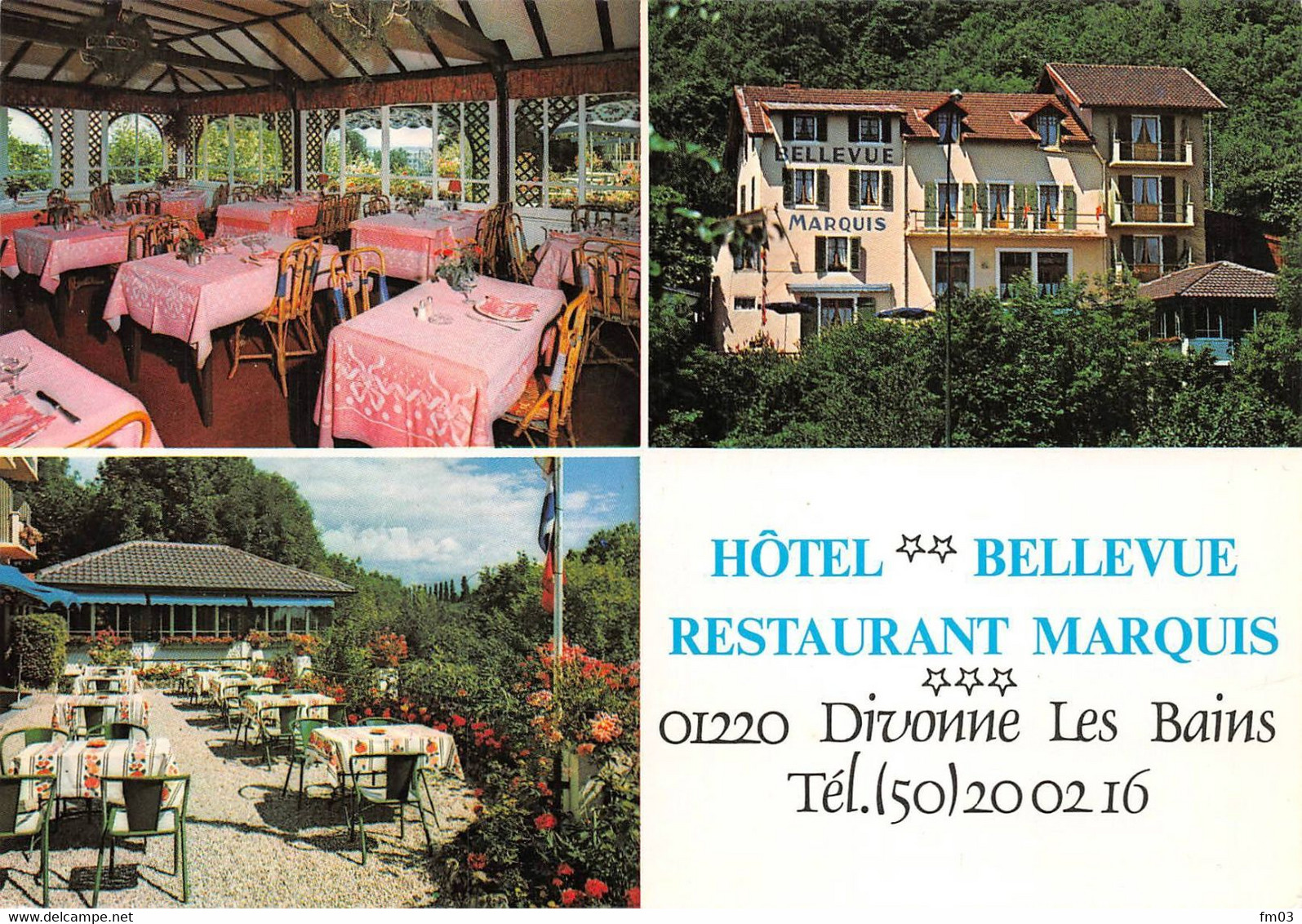 Divonne Les Bains Hôtel Bellevue Restaurant Marquis Alpcolor - Divonne Les Bains