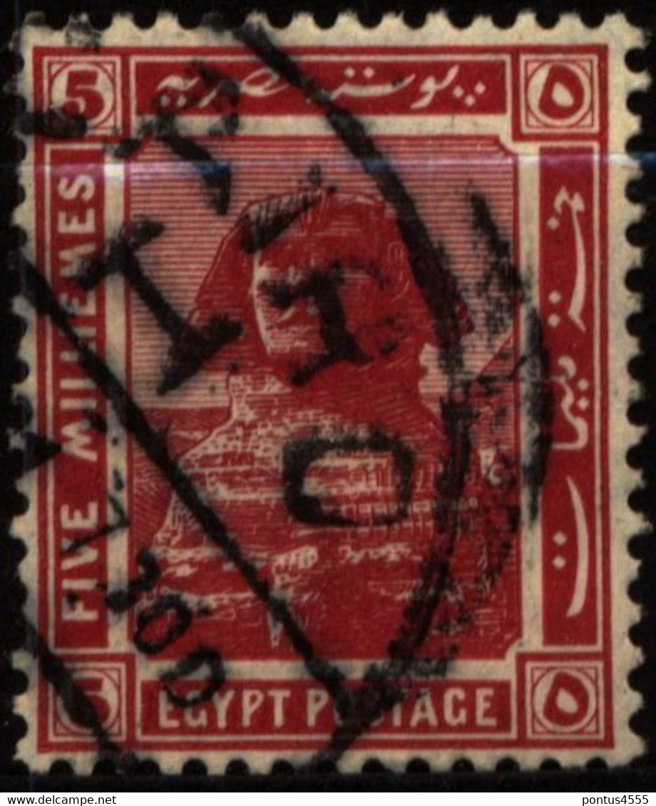 Egypt 1921 Mi 58 Sphinx - 1915-1921 Protectorat Britannique