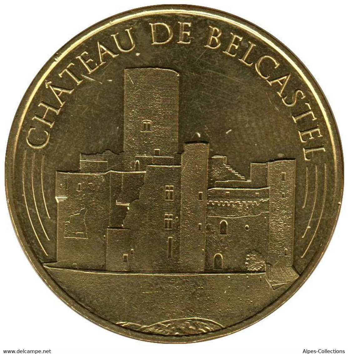 12-2337 - JETON TOURISTIQUE MDP - Château De Belcastel - Versant Ouest - 2016.4 - 2016