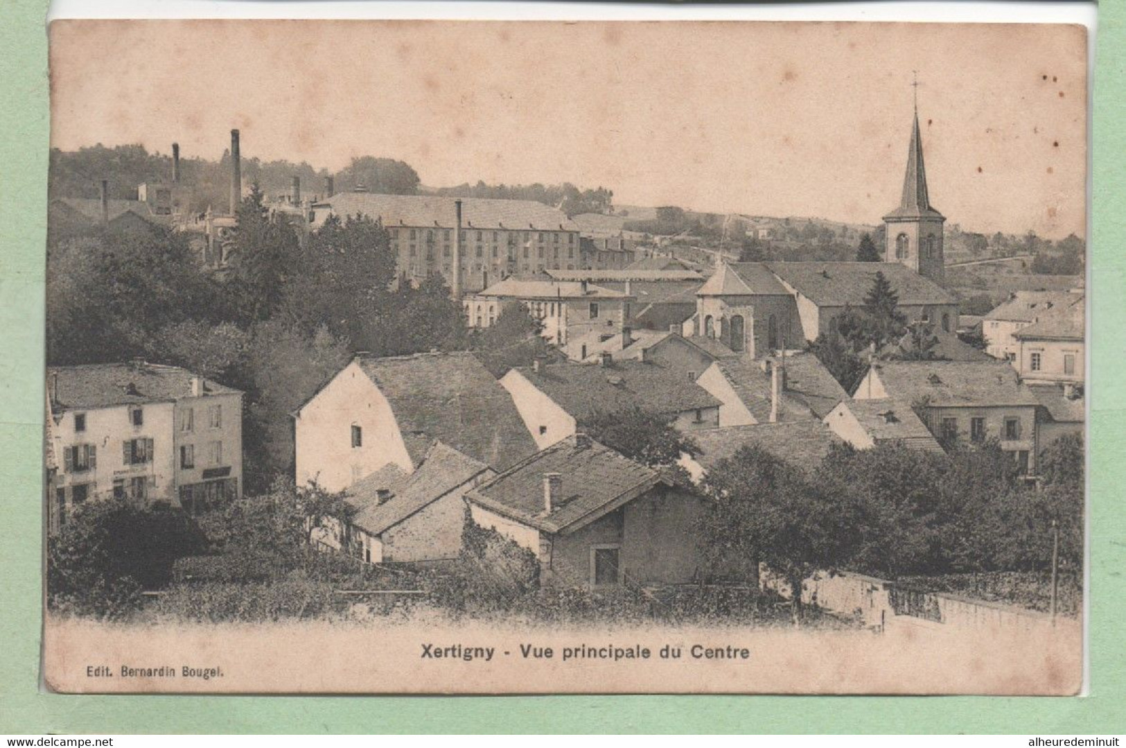 Lot 3 CPA"xertigny Vue Principale Du Centre" Intérieur De L'Eglise"Vue Générale Et étang Jonon"Edt Des Epiciers Réunis - Xertigny