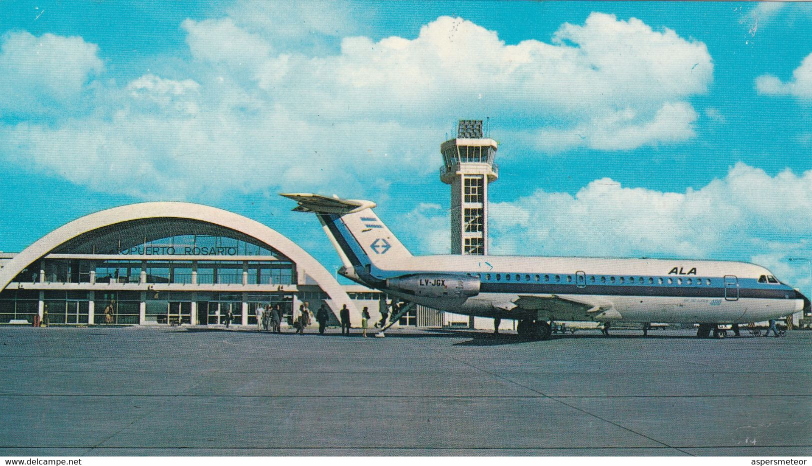 ARGENTINE. ROSARIO, AEROPUERTO INTERNACIONAL. CARTE POSTALE, CIRCA 1965's, NON CIRCULEE.- LILHU - Argentina