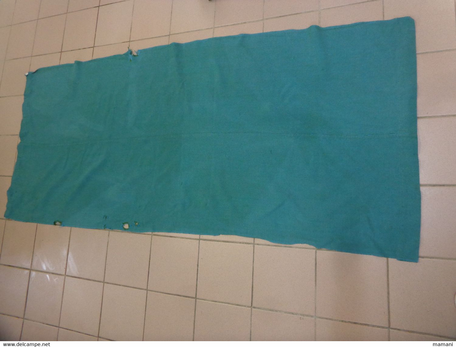 Piece De Tissu Vert 72x170cm - Spitzen Und Stoffe