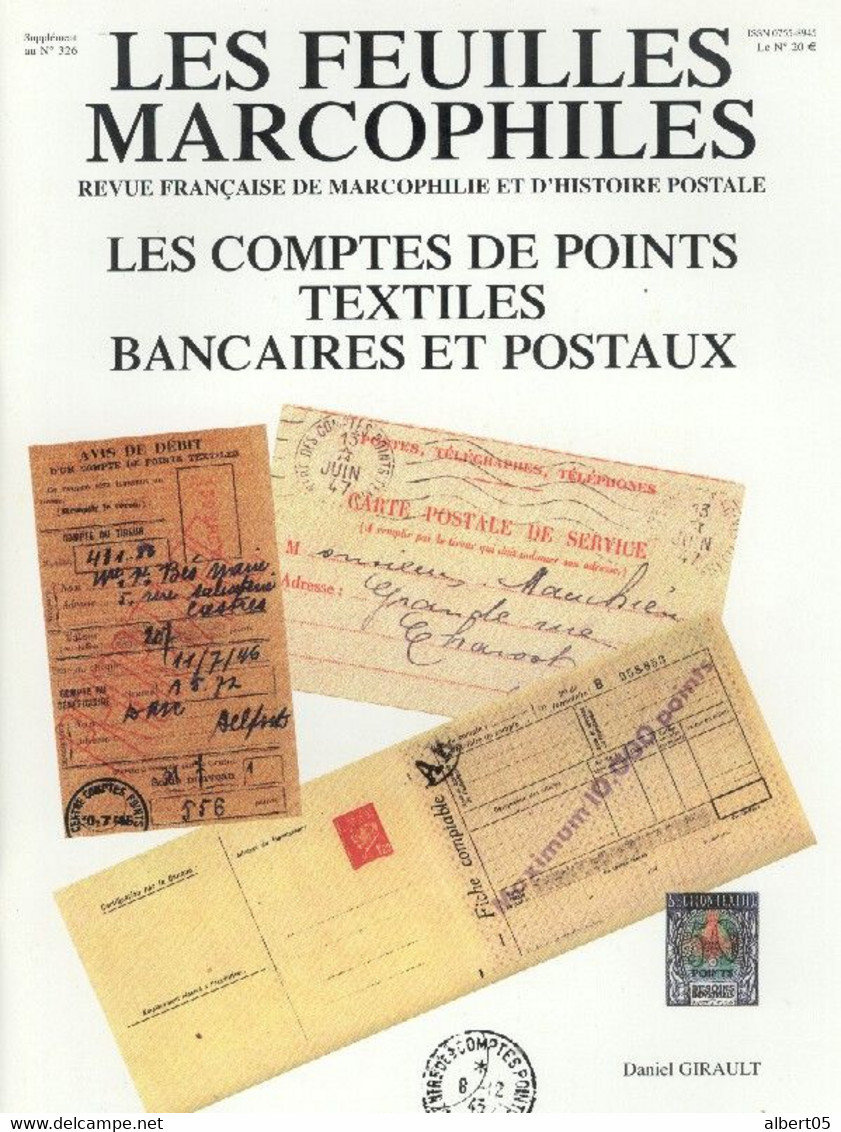 Les Comptes De Points Textiles Bancaires Et Postaux - Philatelie Und Postgeschichte