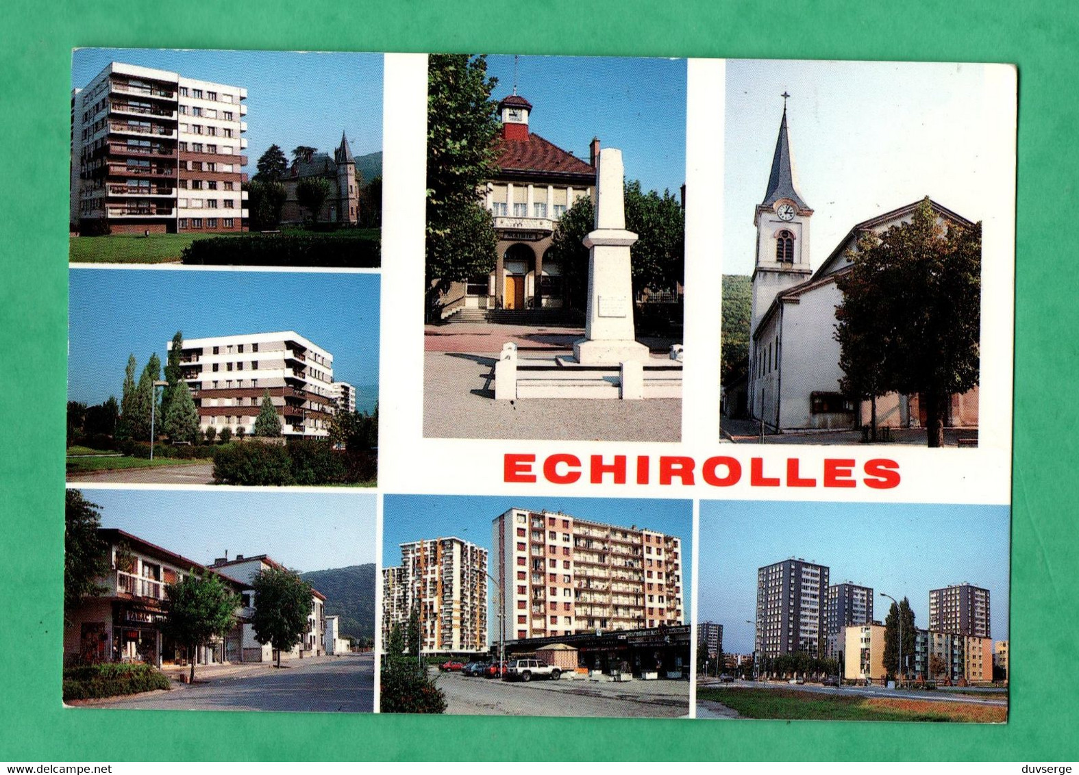 38 Isere Echirolles Carte Postale Multivues - Echirolles