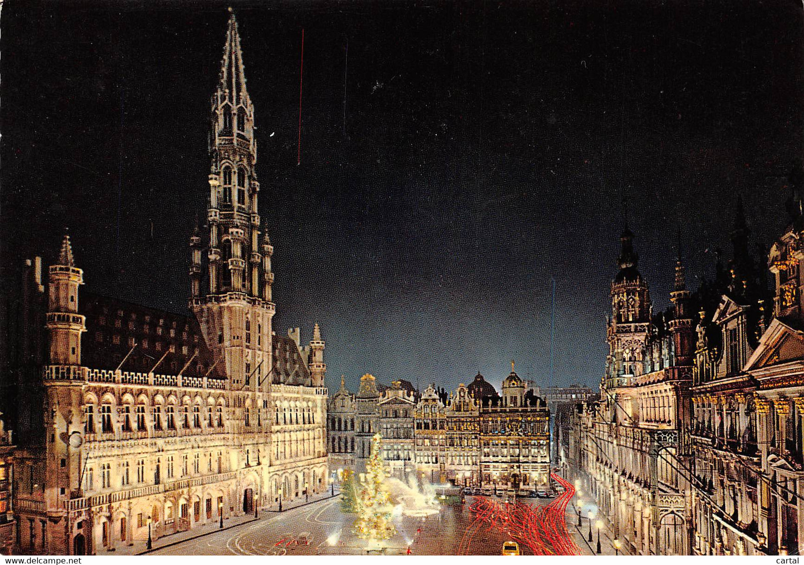 CPM - BRUXELLES - Un Coin De La Grand'Place La Nuit. - Brüssel Bei Nacht