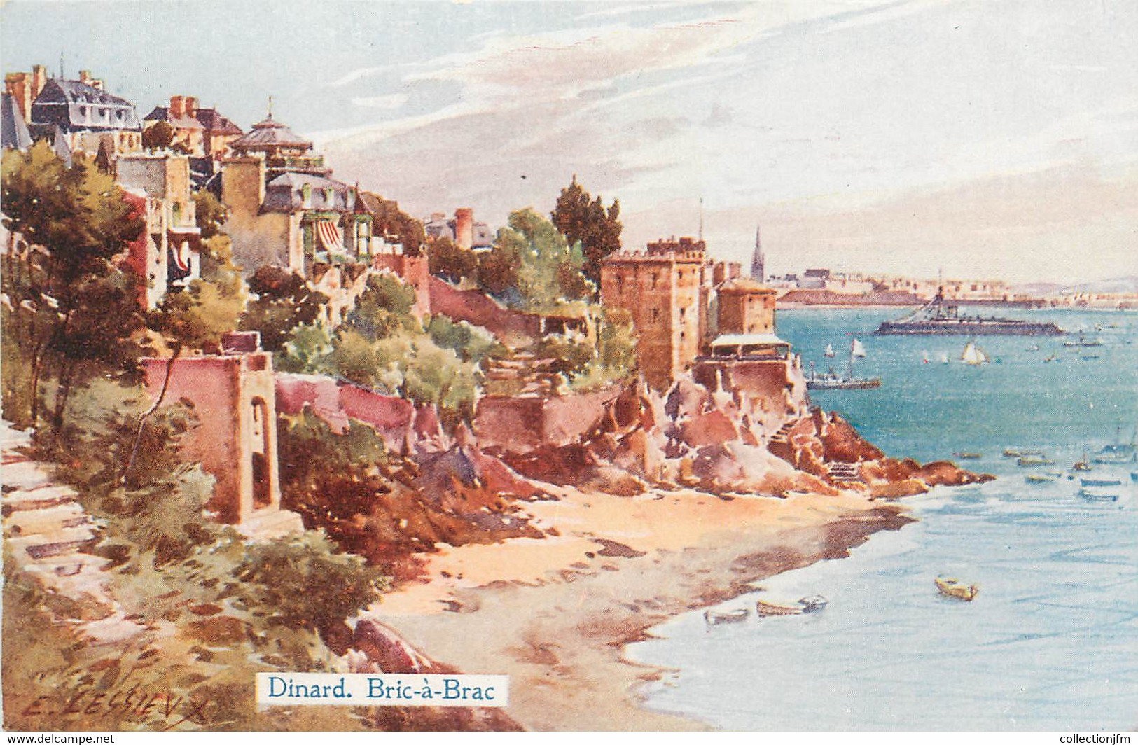 CPA ILLUSTRATEUR LESSIEUX " Dinard" - Lessieux