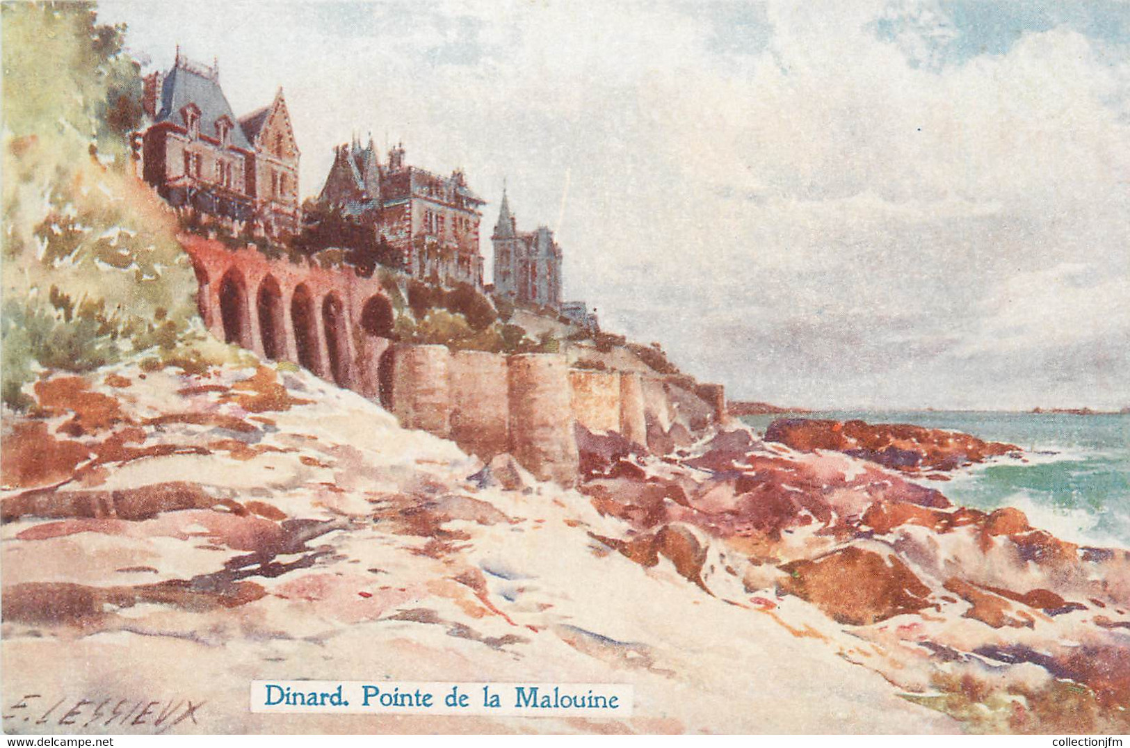 CPA ILLUSTRATEUR LESSIEUX " Dinard" - Lessieux