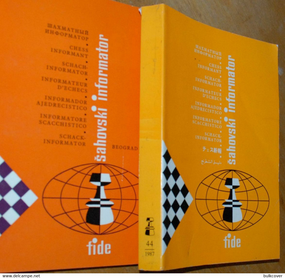 FIDE CHESS INFORMANT Vol.44 Of 1987 YUGOSLAVIA ŠAHOVSKI INFORMATOR SCHACH ECHECS AJEDREZ XADREZ SCACCHI SJAKK ШАХМАТЫ - 1950-Now