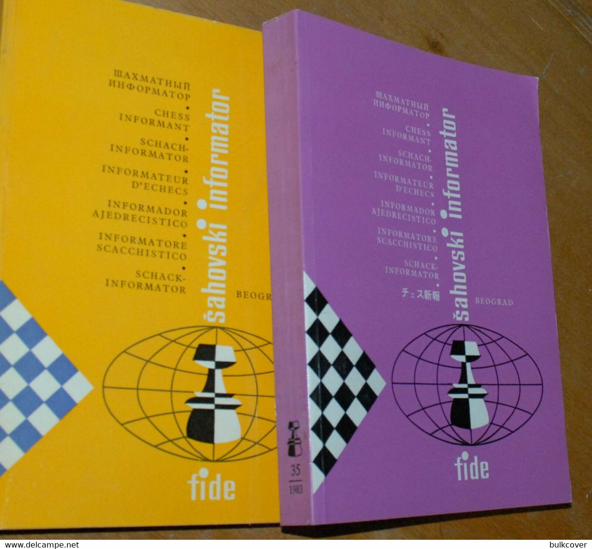 FIDE CHESS INFORMANT Vol.35 Of 1983 YUGOSLAVIA ŠAHOVSKI INFORMATOR SCHACH ECHECS AJEDREZ XADREZ SCACCHI SJAKK ШАХМАТЫ - 1950-Now