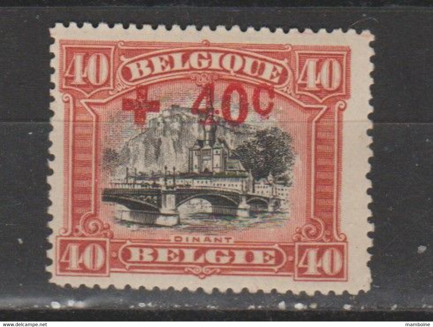 Belgique  1918   N° 158  Neuf X  Croix Rouge - Unused Stamps