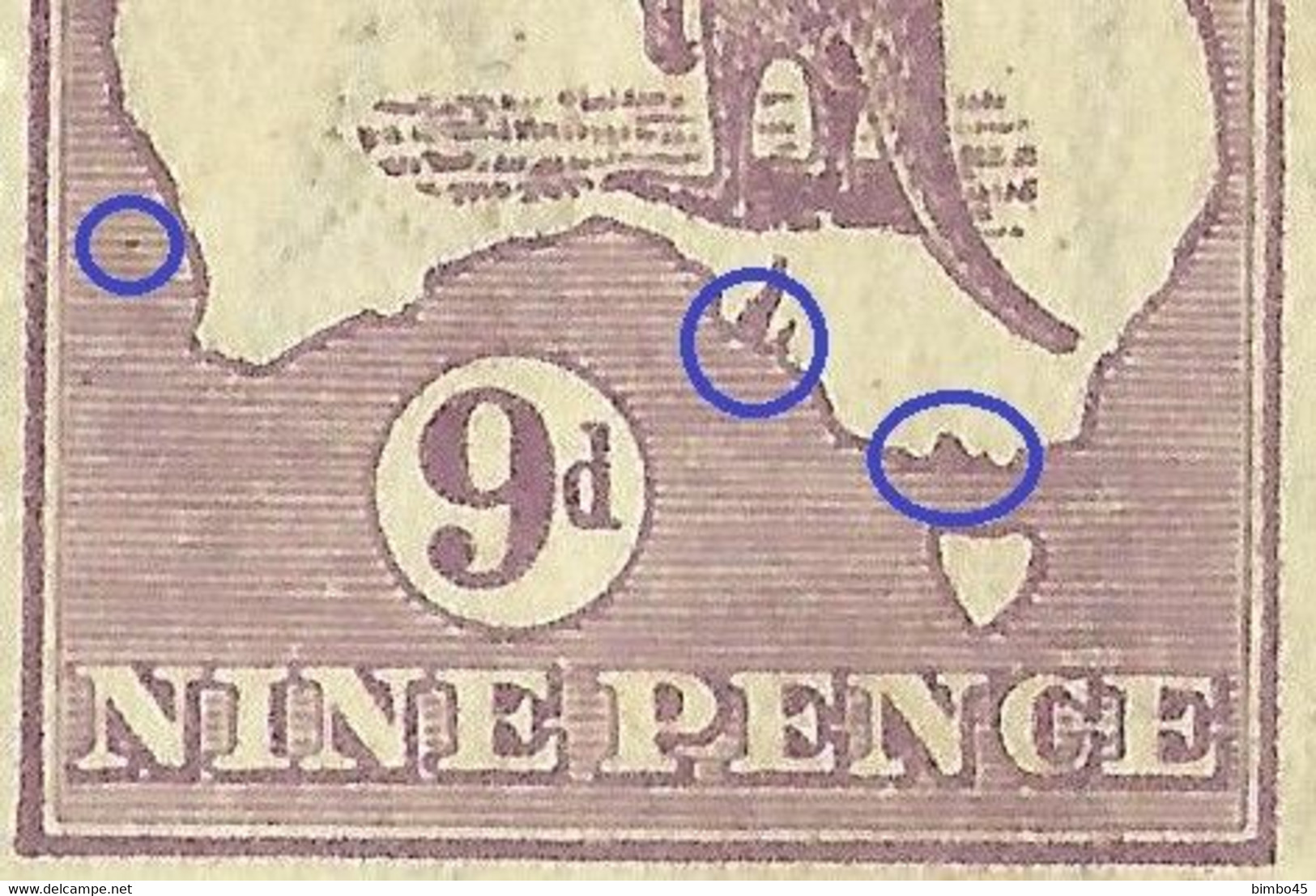 Errors & Variety--AUSTRALIA --Kangaroos --MLH --unused Stamp---thick Paper--start Offers--the Best Offer - Ongebruikt