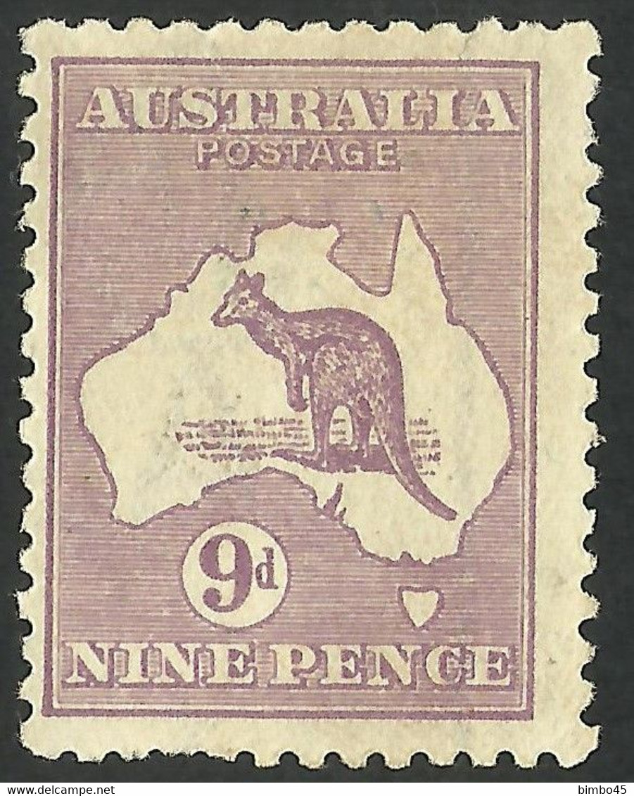 Errors & Variety--AUSTRALIA --Kangaroos --MLH --unused Stamp---thick Paper--start Offers--the Best Offer - Mint Stamps