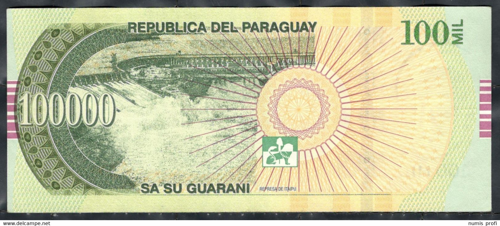 Paraguay - 100000 Guaranies 2015 - Pick 240b - Paraguay