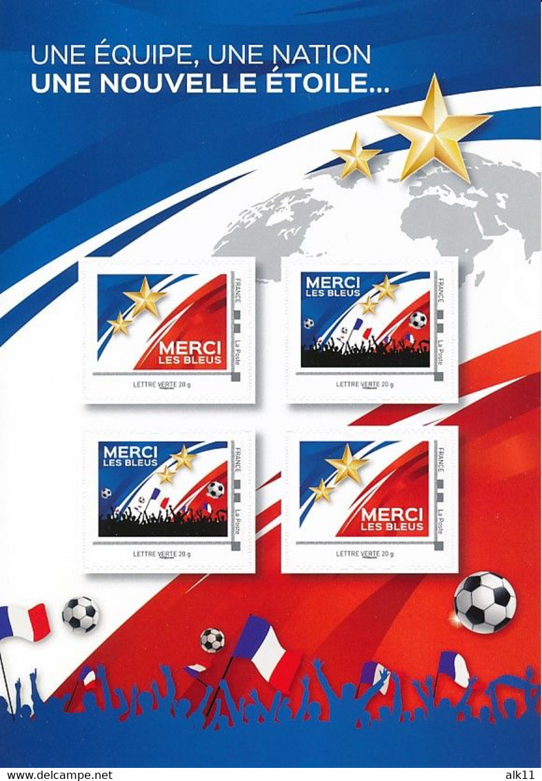 France 2018 - Collector Merci Les Bleus Coupe Du Monde De Football 2018 -  Neuf - Collectors