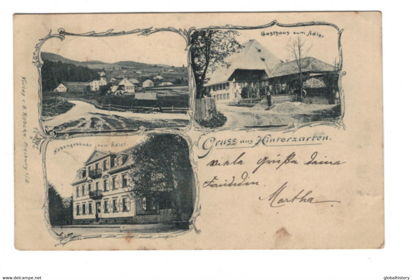 DG1888 - HINTERZARTEN - GASTHAUS Zum ADLER, NEBENGEBÄUDE Zum ADLER Und TOTALANSICHT - Hinterzarten