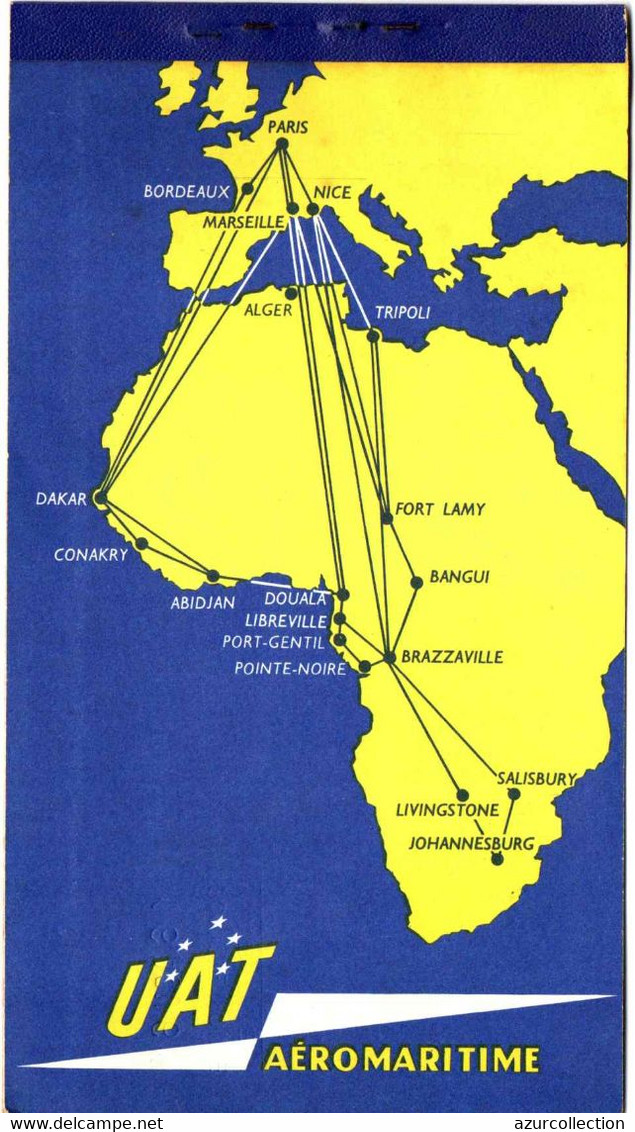 BILLET UTA . DE POINTE NOIRE . 1961 - Tickets