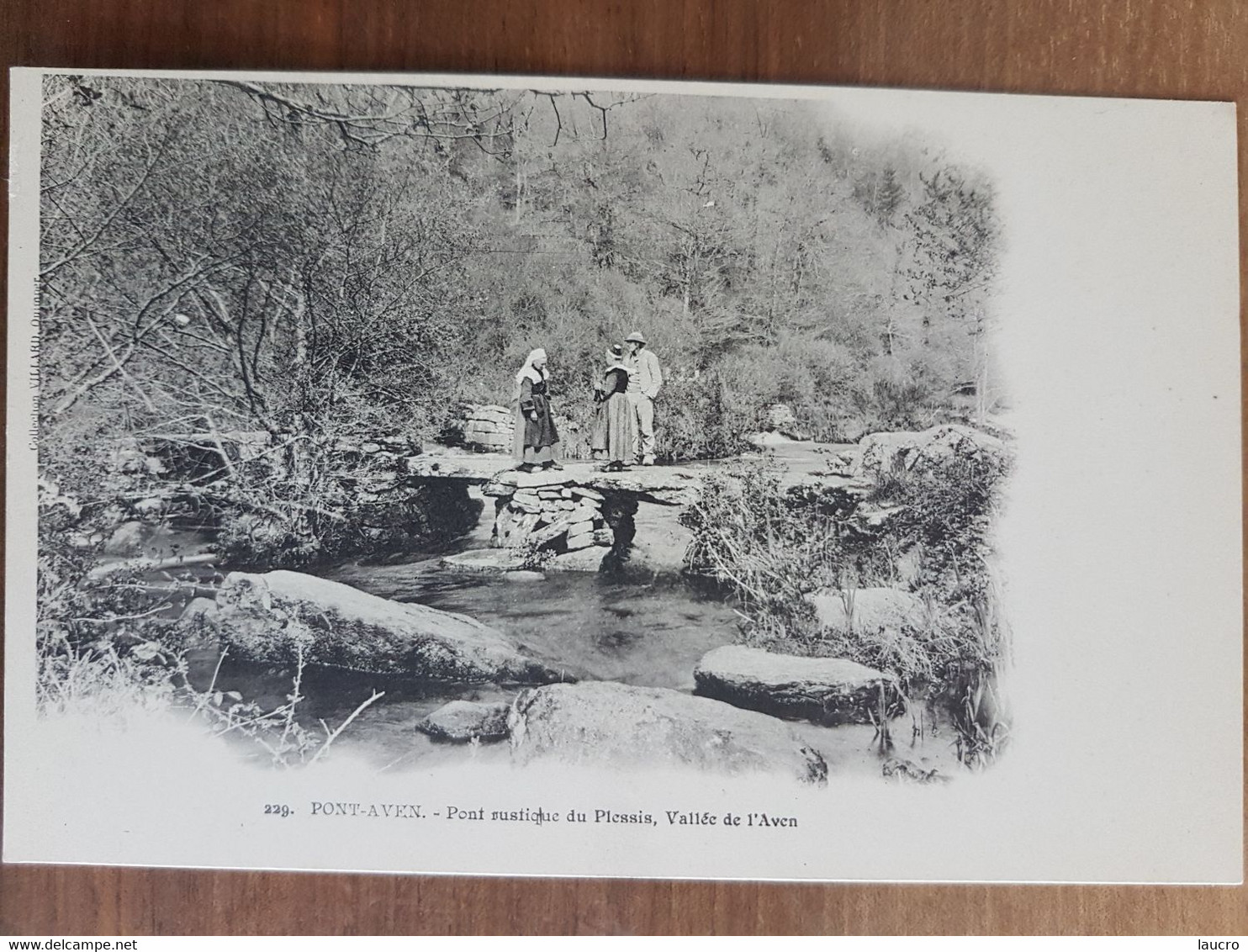 Pont Aven.pont Rustique Du Plessis.variante.édition Villard 229 - Pont Aven