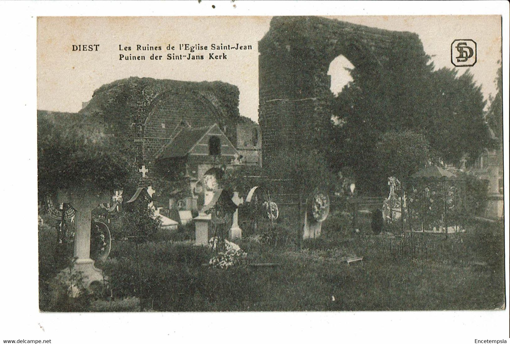 CPA Carte Postale-Belgique-Diest Ruines De L'église Saint Jean   VM31239 - Diest