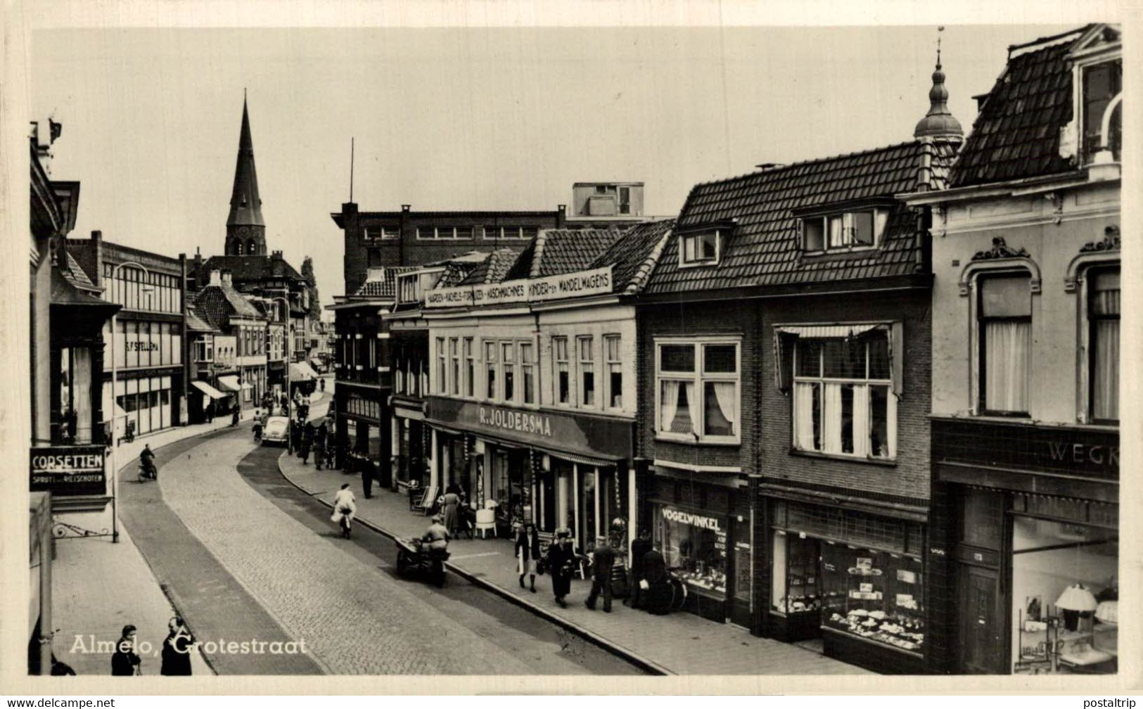 ALMELO  Grootestraat Winkelstraat Winkel   Overijssel  HOLLAND HOLANDA NETHERLANDS - Almelo