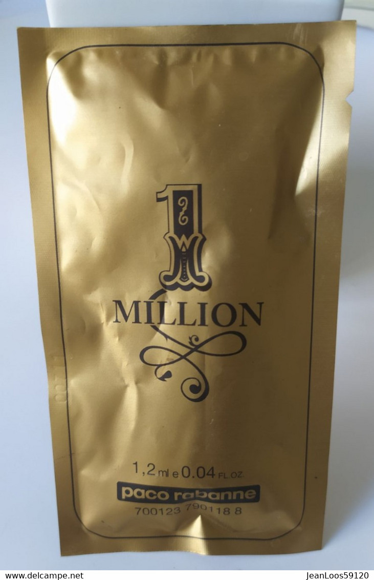 Echantillon 1 Million - Paco Rabanne - Eau De Toilette - 1.2 Ml - Campioncini Di Profumo (testers)