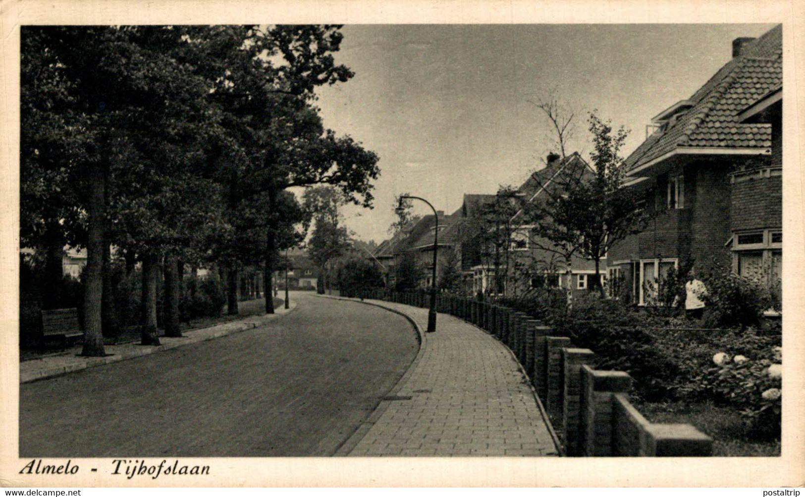 ALMELO Tijhofslaan  Tuinen  Huizen Street Scene  Overijssel  HOLLAND HOLANDA NETHERLANDS - Almelo