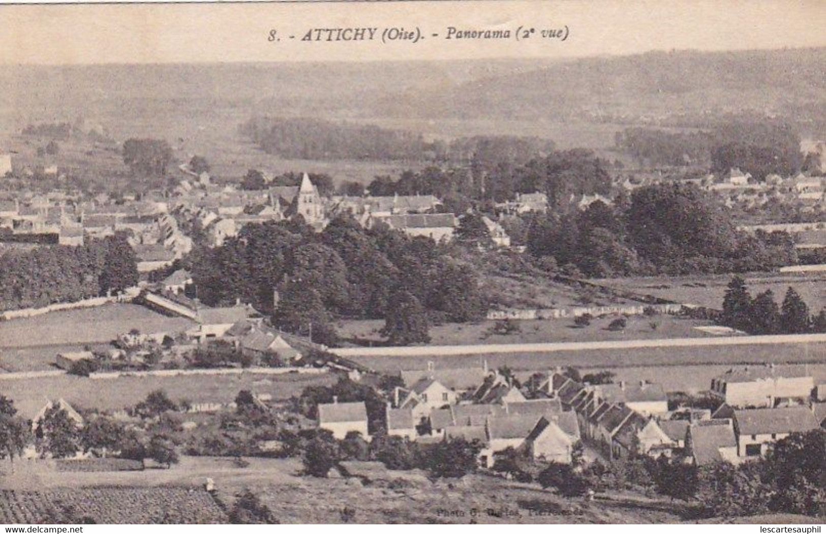 Attichy, Oise, Panorama (2e Vue), 1928 - Attichy