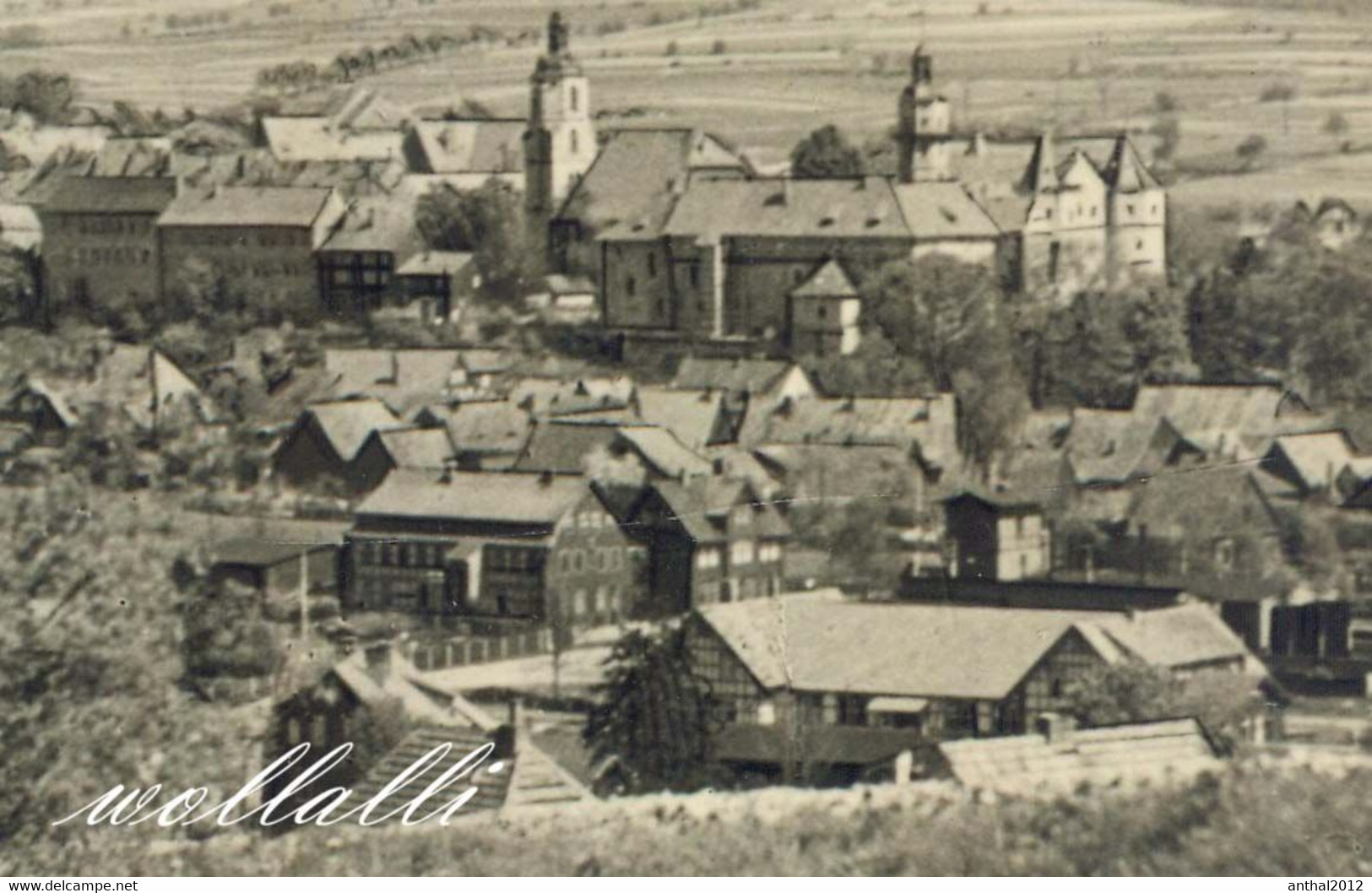 Rarität Wohngebiet Wohnhäuser Gesamtansicht Schleusingen Sw 21.7.1962 - Schleusingen