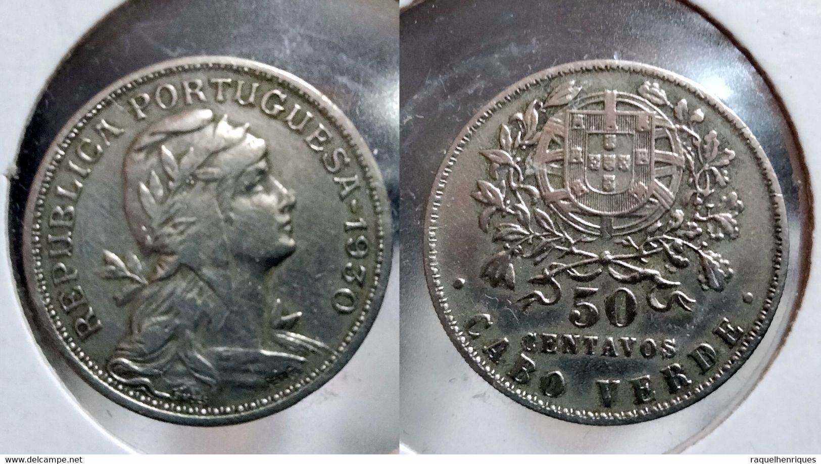 PORTUGUESE CAPE VERDE 50 CENTAVOS 1930 Km#4 (G#05-12) - Cap Verde