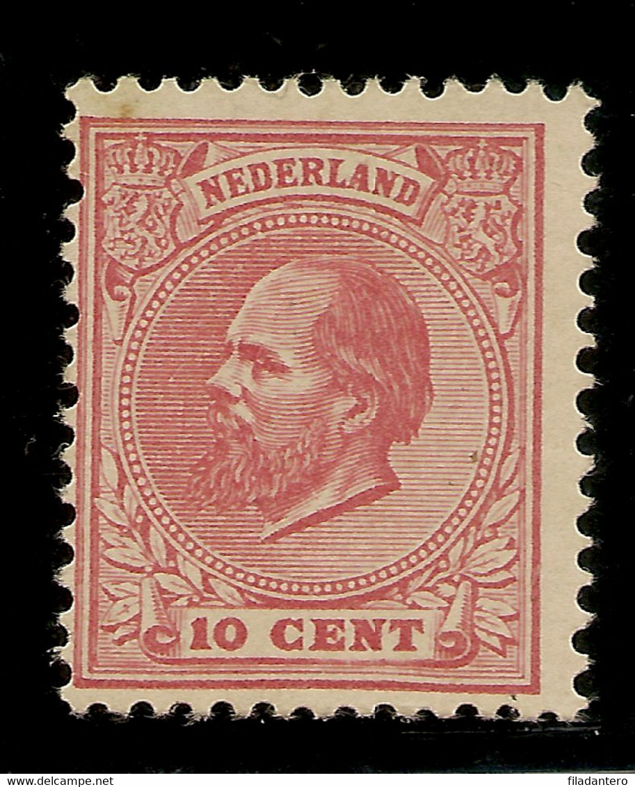 HOLANDA  YVERT 21* Mh  Cts. Rosé  Guillermo III  1872/1888  NL366 - Nuevos