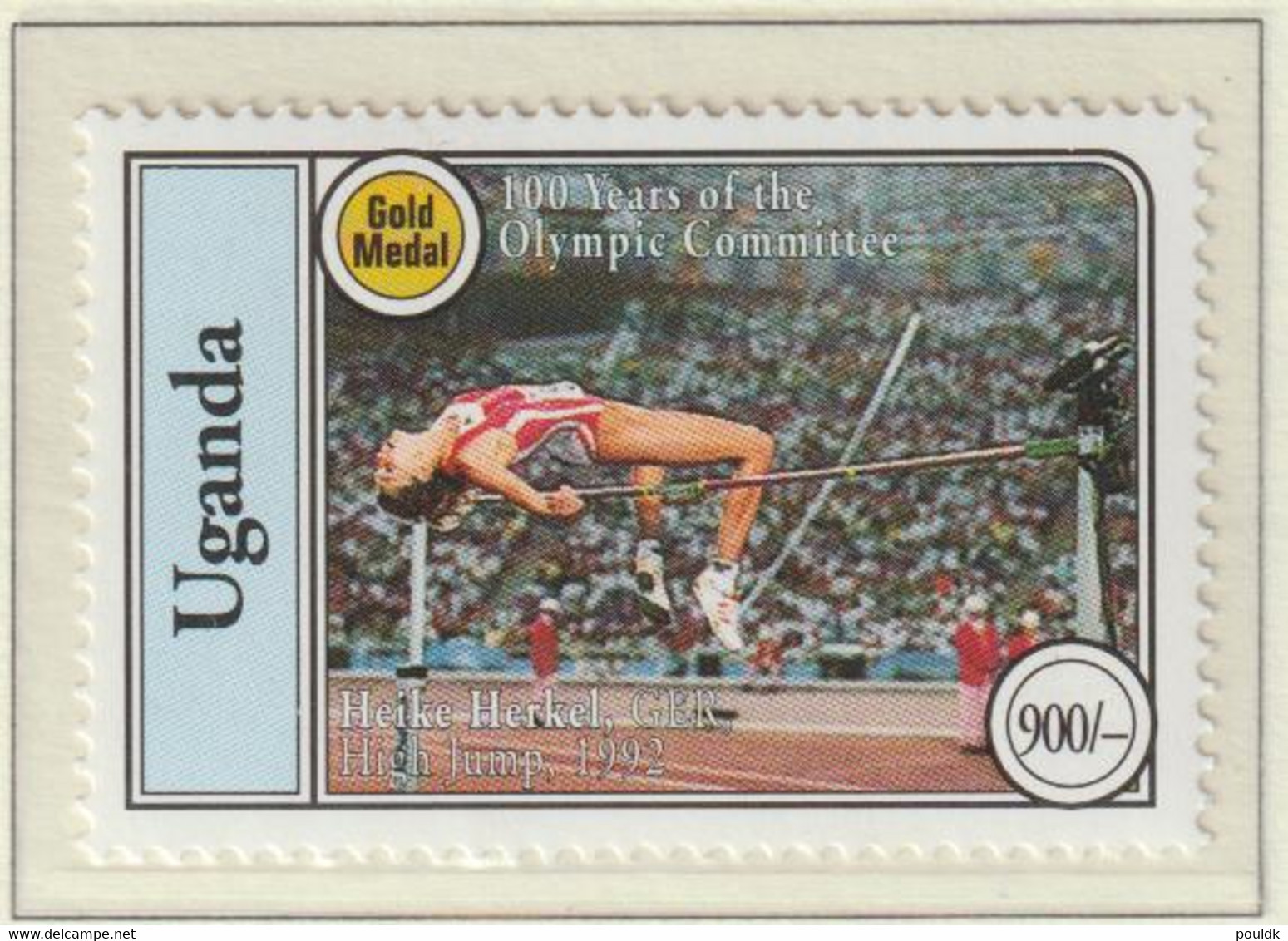 Uganda 1994 IOC Centenary 2 Stamps MNH/** (H56) - Other & Unclassified