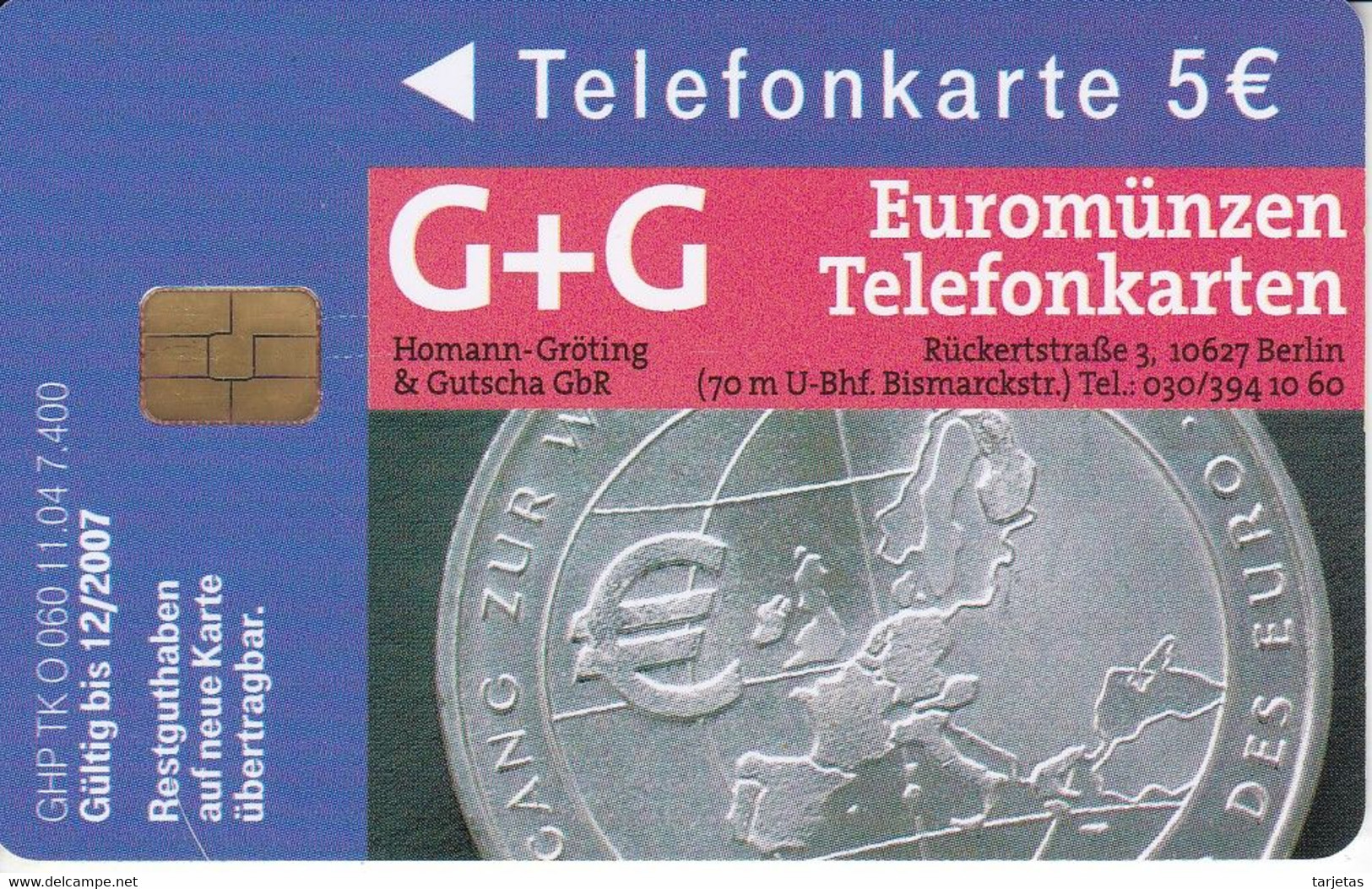 TARJETA DE ALEMANIA CON UNAS MONEDAS (COIN) MONEDA - Timbres & Monnaies