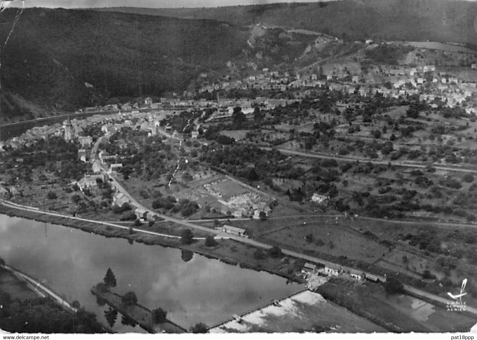 08 - MONTHERME : Vue Générale, Le Barrage - CPSM Dentelée Village ( 2.340 H ) Noir Blanc Grand Format - Ardennes - Montherme