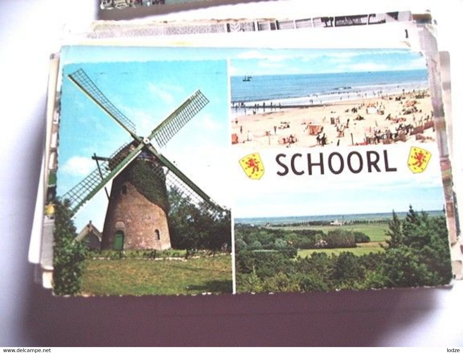 Nederland Holland Pays Bas Schoorl Met Molen En Strand - Schoorl