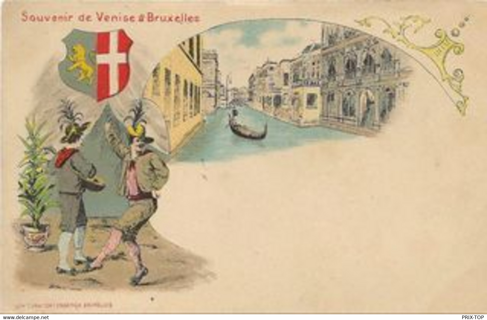 REF4228/ CP-PK Bruxelles Souvenir De Venise à Bruxellres Expo MINT - Fêtes, événements