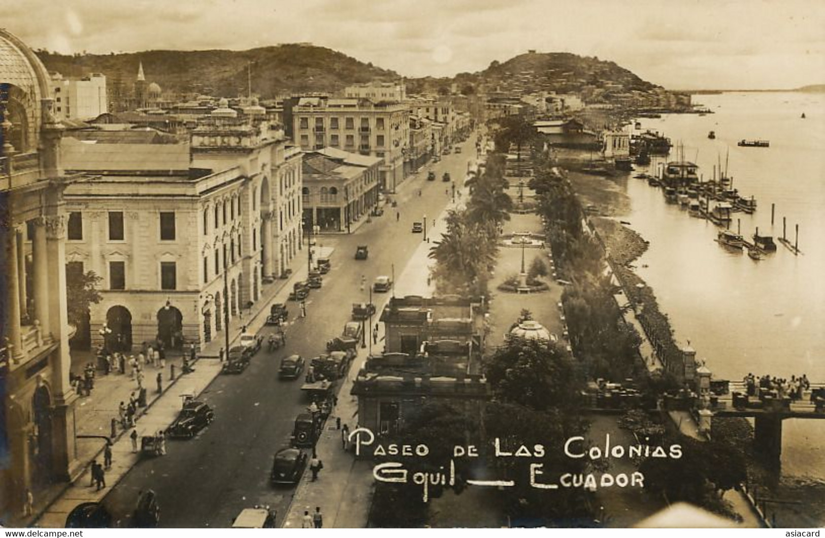 Real Photo Guayaquil Paseo De Las Colonias - Ecuador