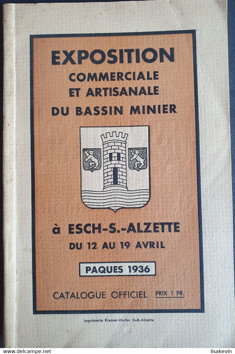 ESCH-SUR -ALZETTE 12au 19avril 1936 - Sonstige & Ohne Zuordnung